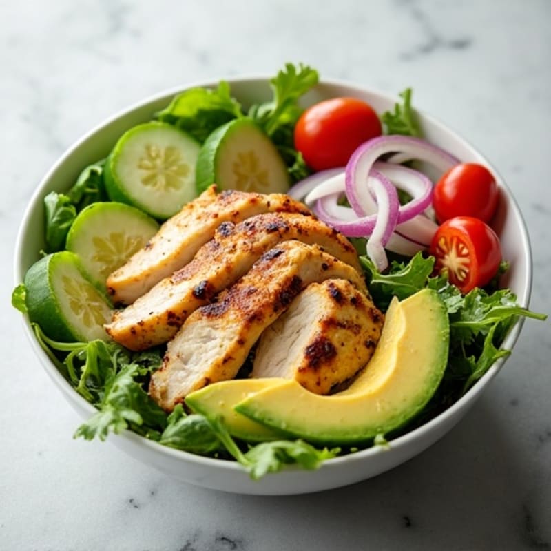 Crisp Avocado Salad Bowl