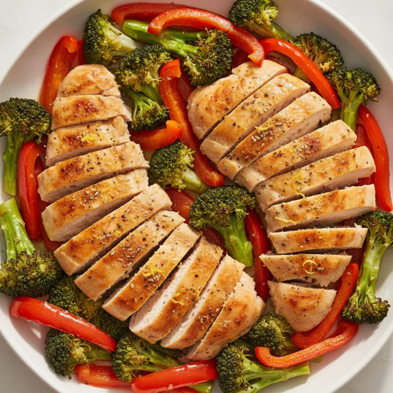 Sheet Pan Lemon Herb Chicken and Veggies