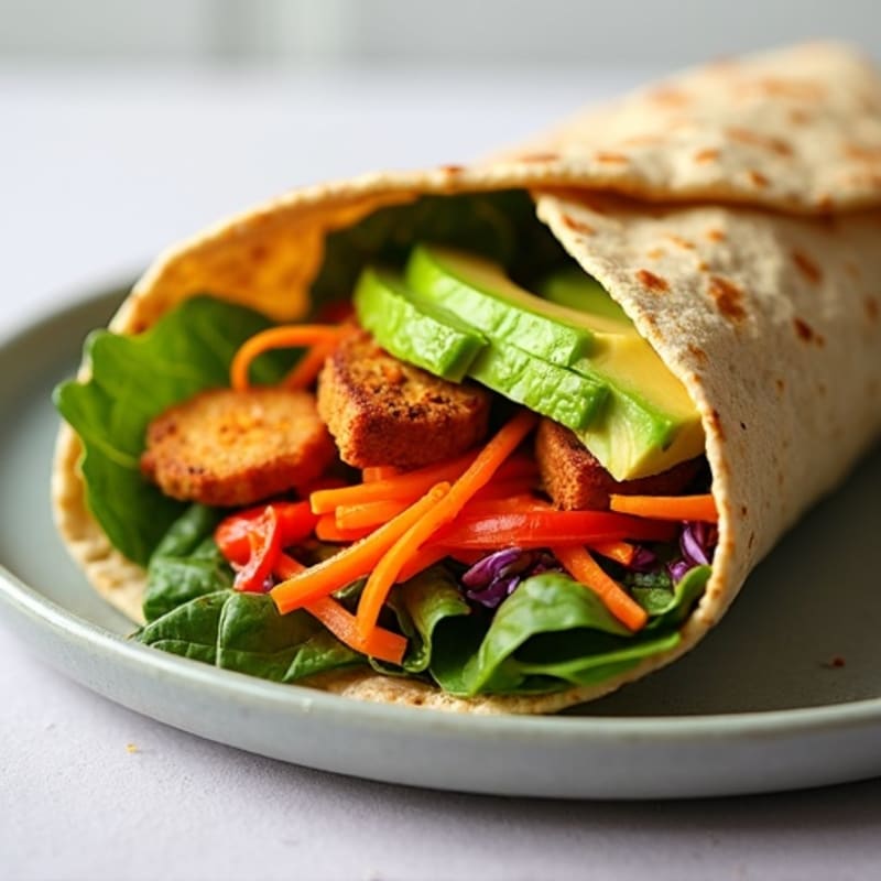 Vibrant Crispy Veggie Wrap