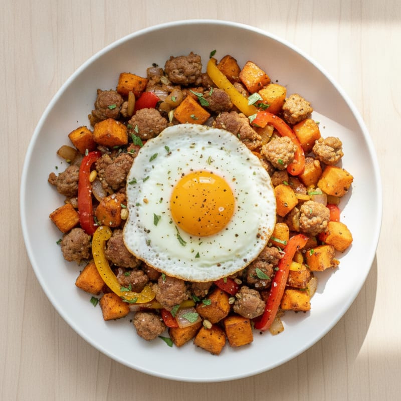 Savory Sausage and Egg Hash