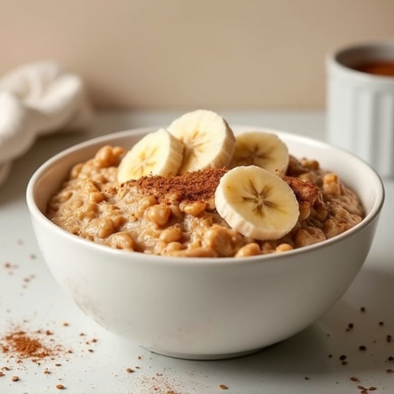 Creamy Cinnamon Roll Protein Oatmeal