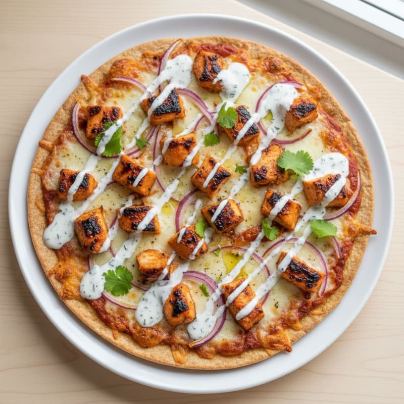 Crispy BBQ Ranch Chicken Pizza