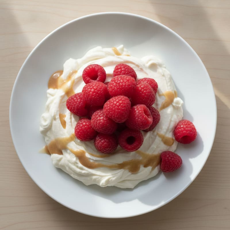 Silky Greek Yogurt Protein Mousse with Berries