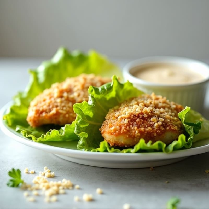 Crispy Chicken Caesar Lettuce Wrap