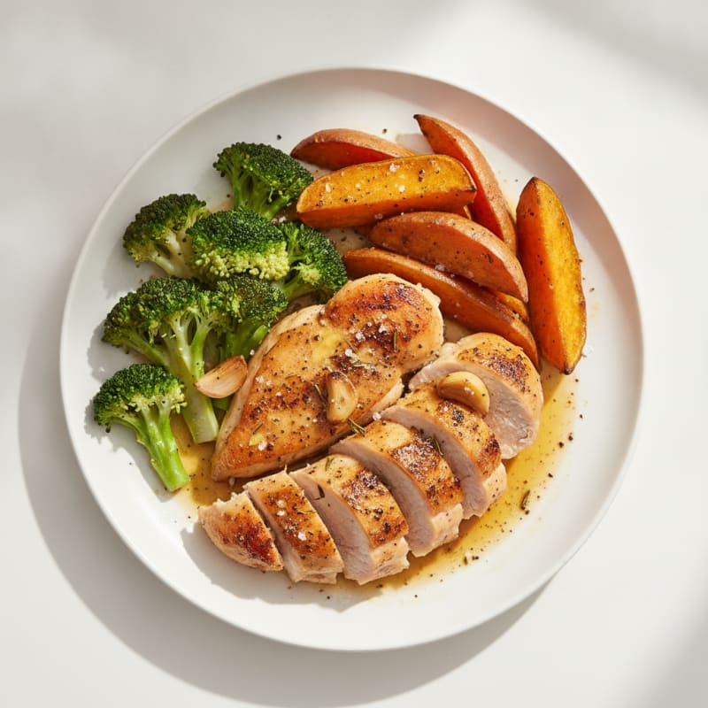 Garlic Herb Roasted Chicken Breast