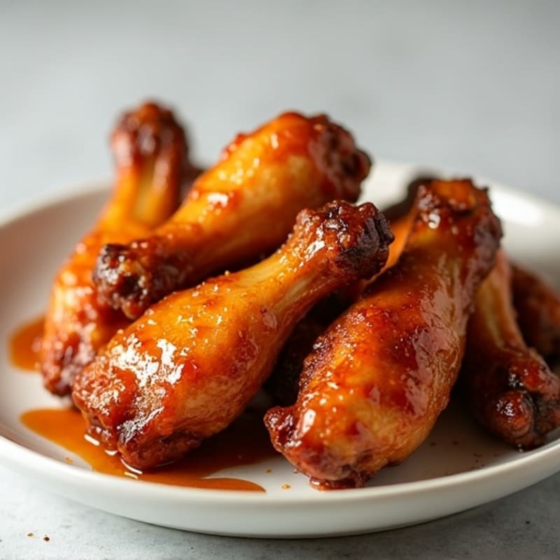 Crispy Baked Honey-Garlic Chicken Wings
