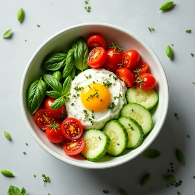 Protein-Packed Savory Cottage Cheese Bowl with Fresh Herbs