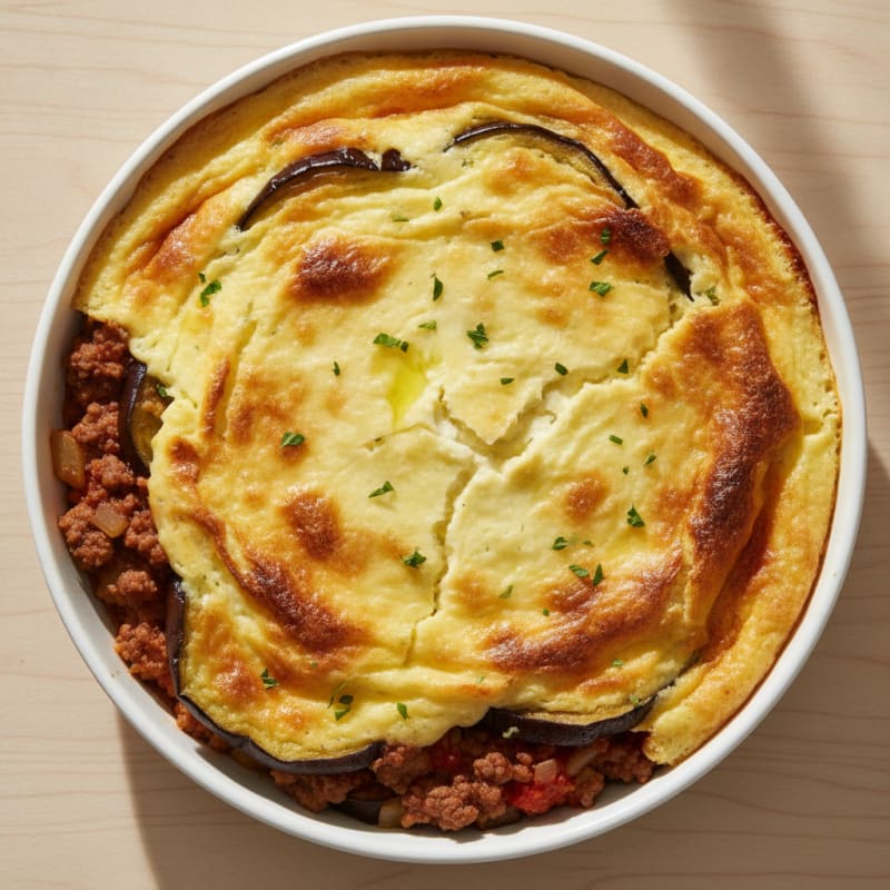 Classic Beef and Eggplant Moussaka