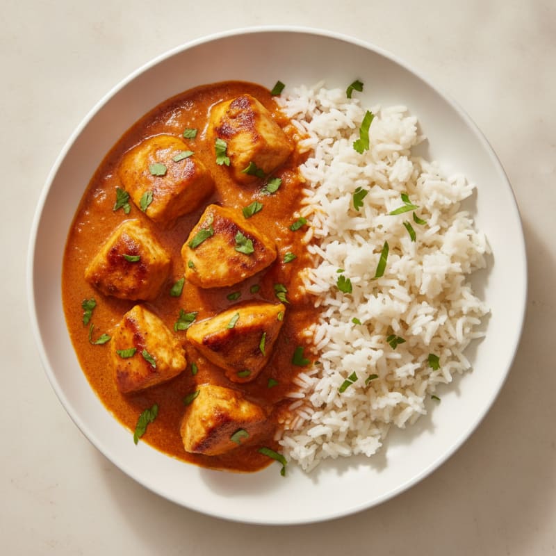 Spiced Butter Chicken with Basmati Rice