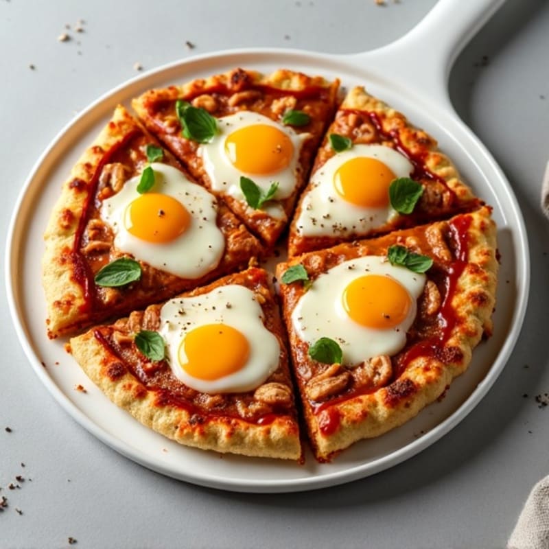 Crispy High-Protein BBQ Chicken Pizza