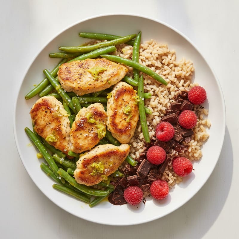 Lemon-Herb Chicken and Green Bean Skillet
