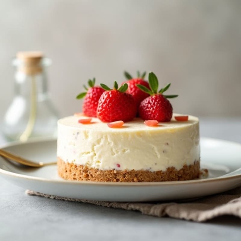 Creamy Greek Yogurt Protein Cheesecake