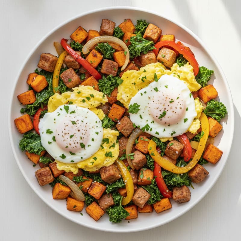 Hearty Grand Slam Breakfast Skillet