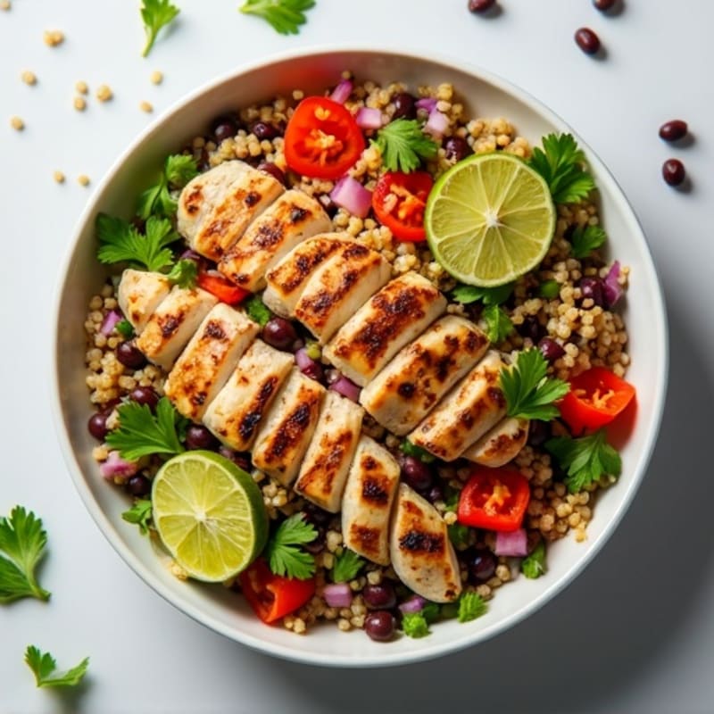 Zesty Quinoa and Black Bean Salad