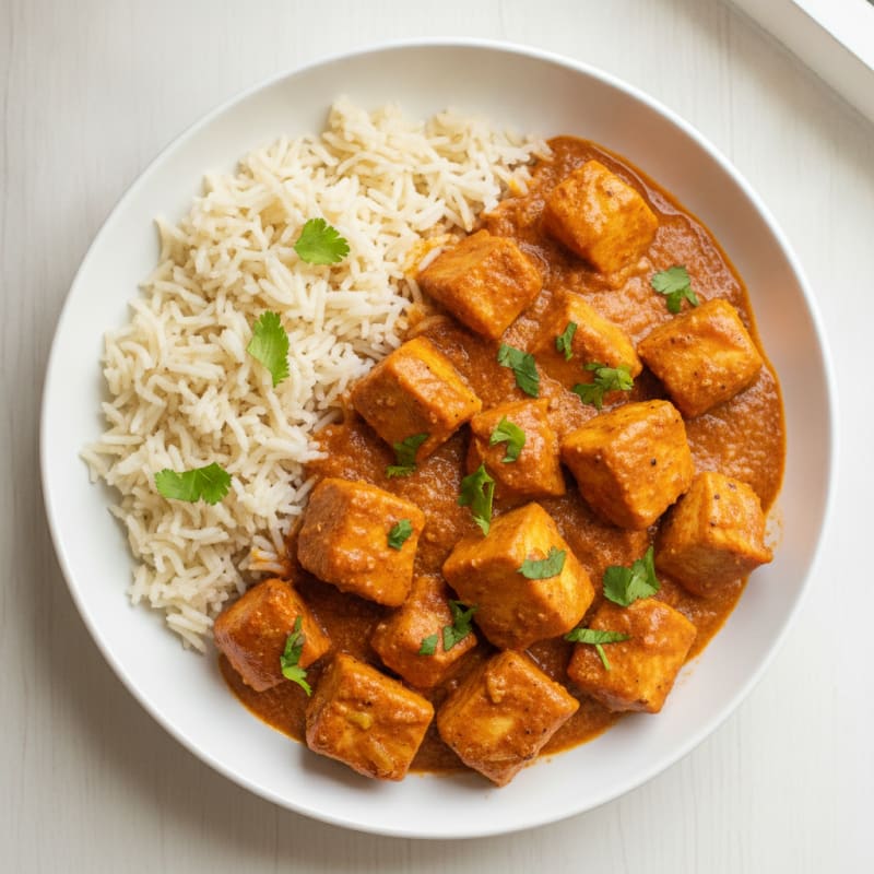 Spiced Butter Chicken with Basmati Rice