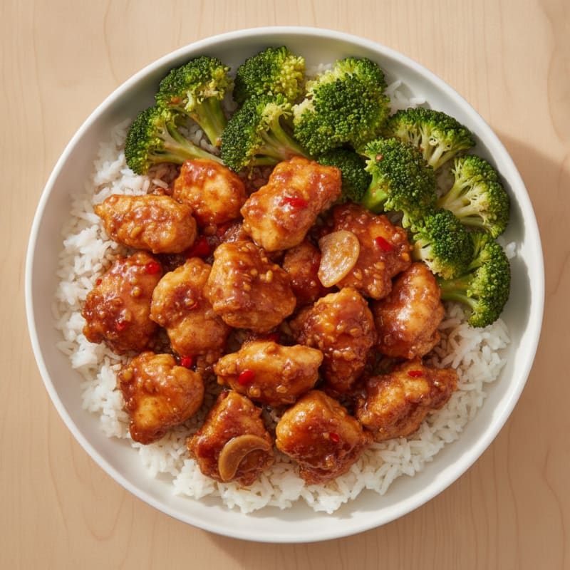 Sweet and Tangy General Tso's Chicken
