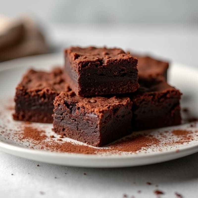 Flourless Dark Chocolate Sweet Potato Brownies