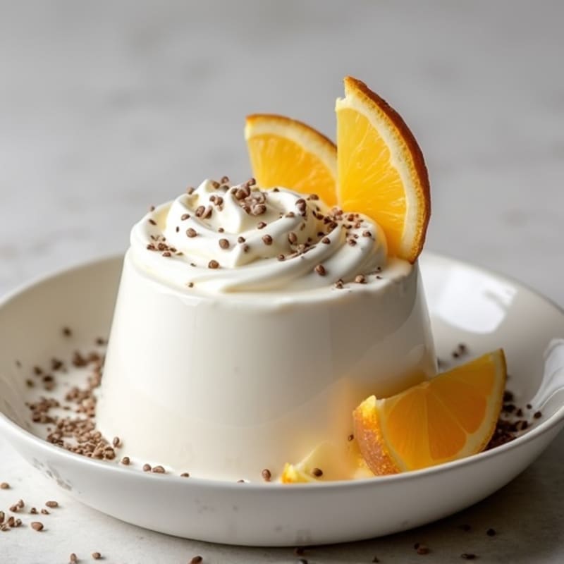 Silky Vanilla Protein Yogurt with Chia Seeds