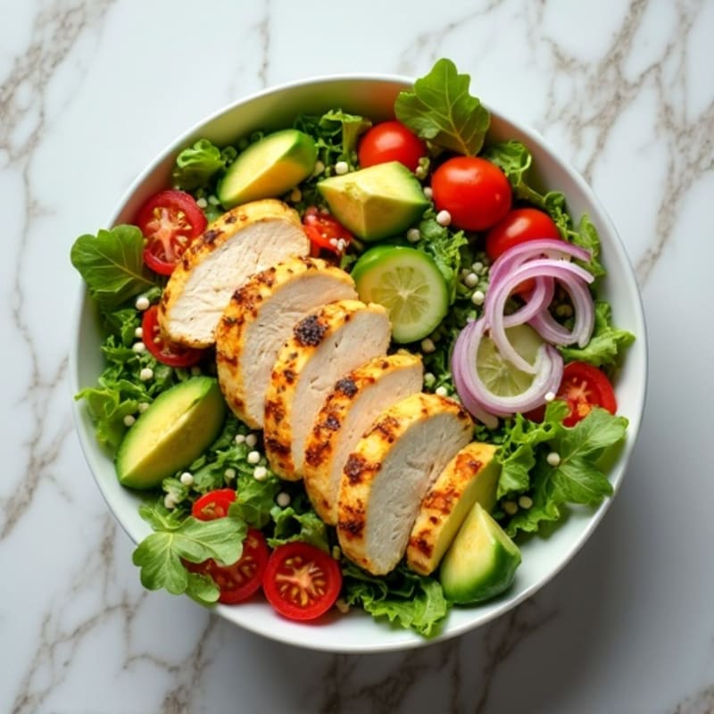 Crisp Avocado Salad Bowl