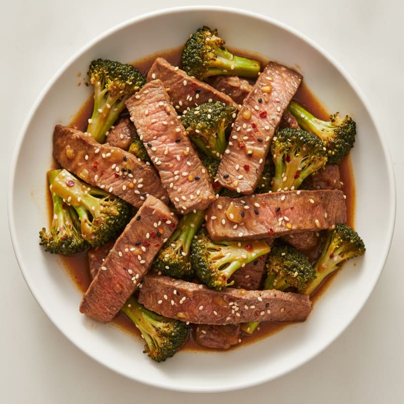 Sesame Beef and Broccoli Stir-Fry