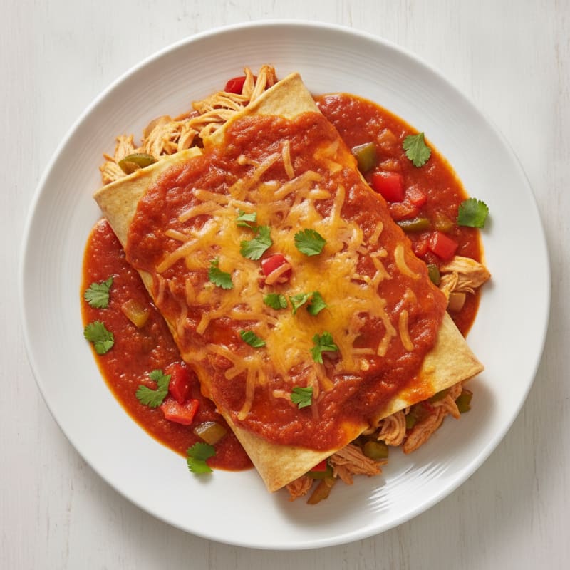 Chicken and Cheese Enchiladas
