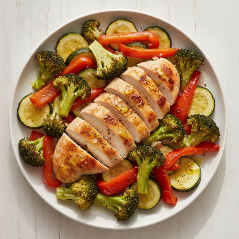 Sheet Pan Lemon Herb Chicken and Veggies