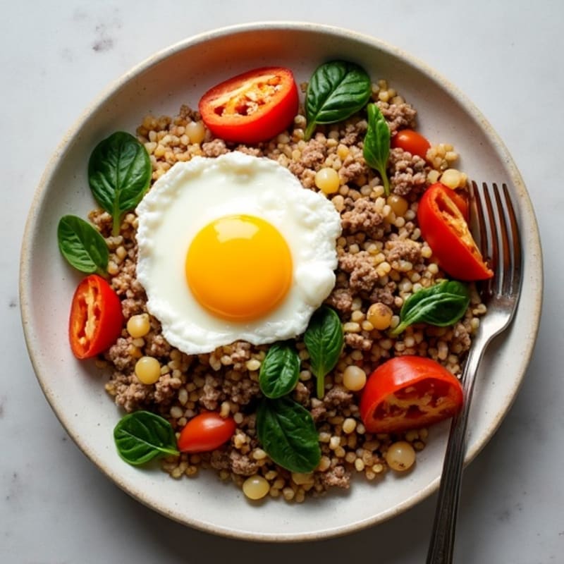 Savory Ground Beef and Rice Skillet