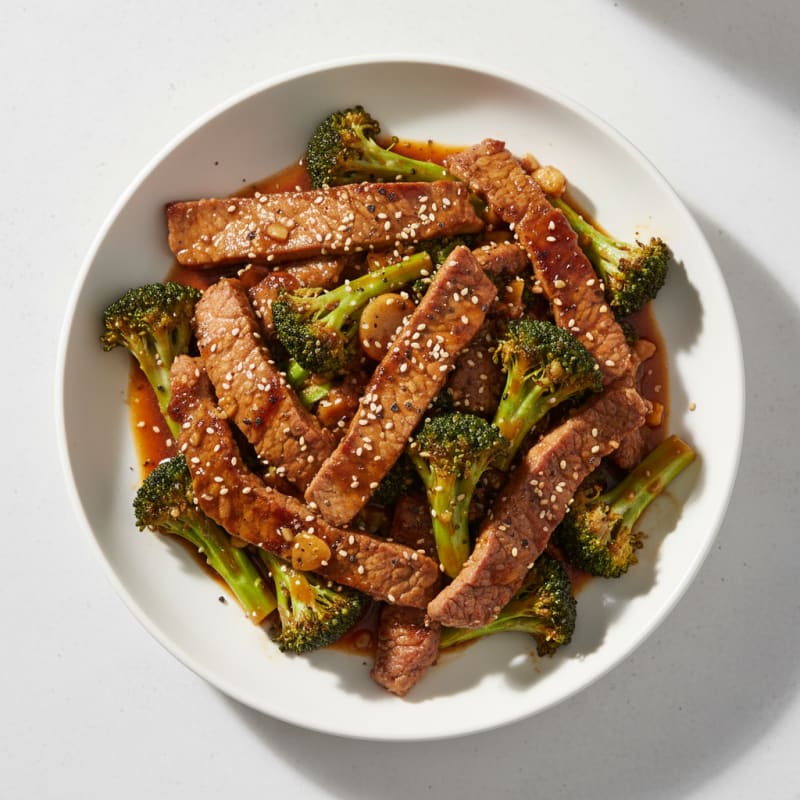 Tender Sesame Beef and Broccoli Stir-Fry