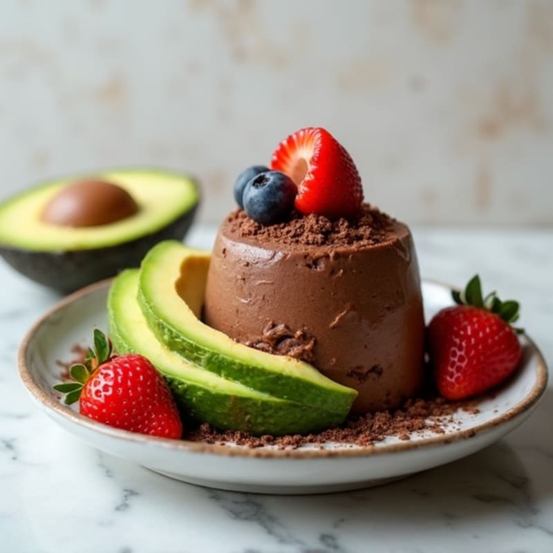 Protein-Rich Dark Chocolate Avocado Mousse