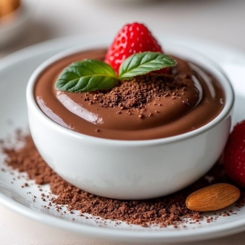 Silky Chocolate Protein Pudding
