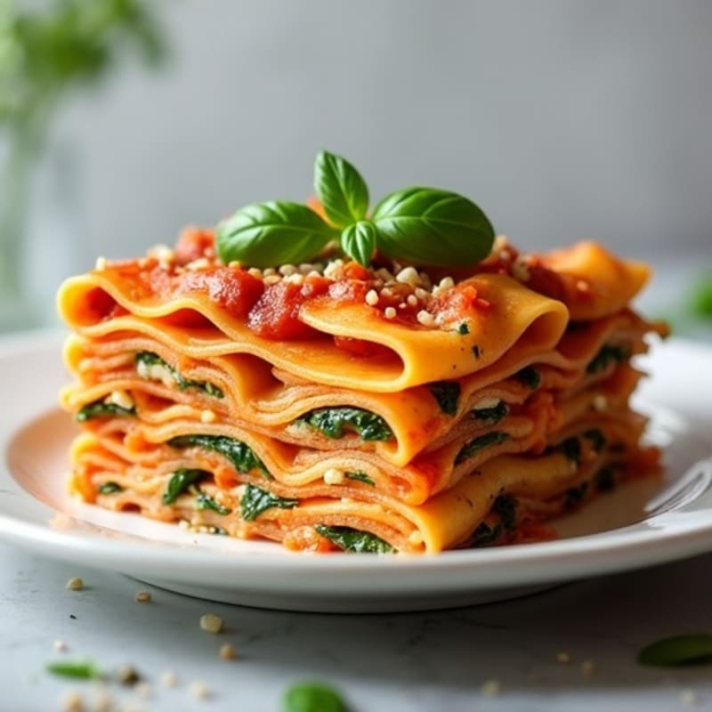 Lean Ground Turkey and Spinach Lasagna