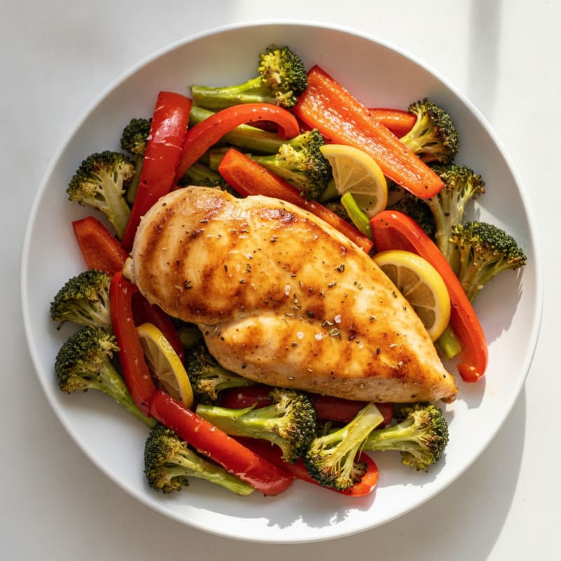 Lemon Herb Chicken with Roasted Vegetables