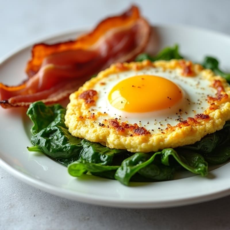 Protein-Packed Spinach and Egg White Scramble