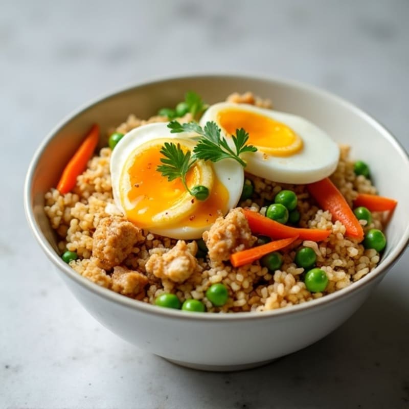 Cauliflower Chicken Fried Rice Bowl