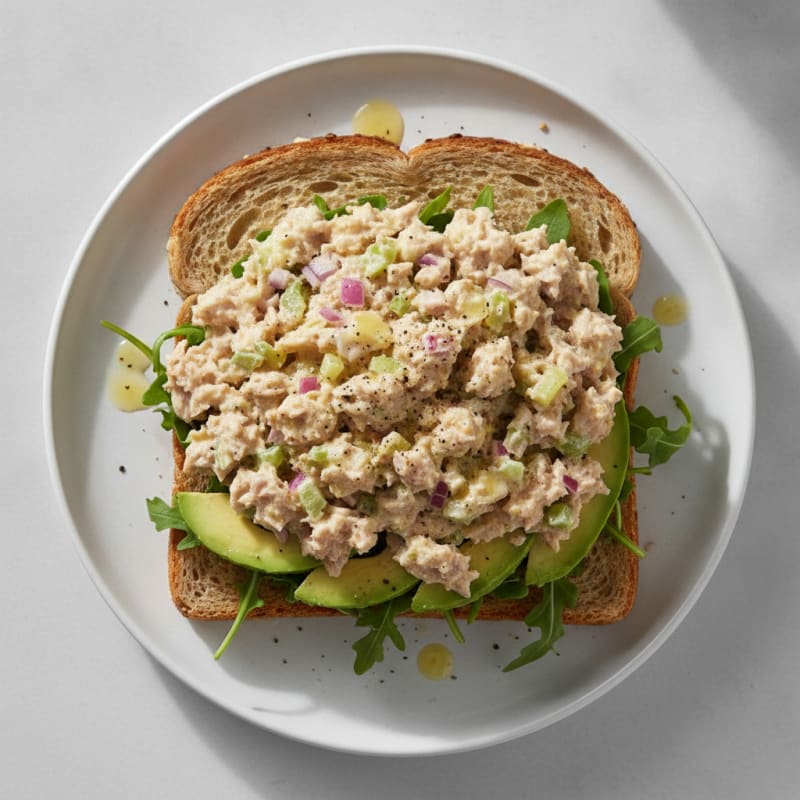 High-Protein Zesty Tuna Salad Sandwich