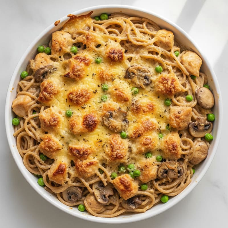 Chicken Tetrazzini with Creamy Mushroom Sauce