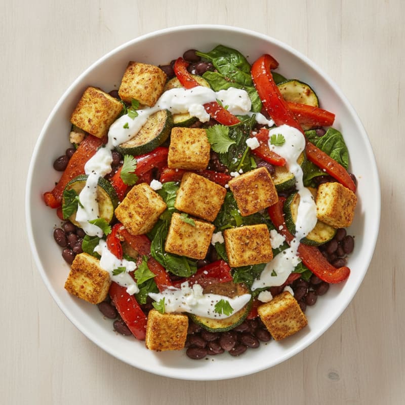 Roasted Vegetable Fiesta Bowl