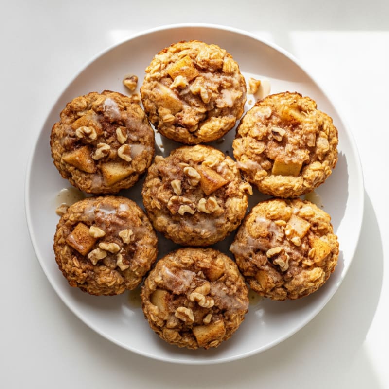 Baked Apple Cinnamon Oatmeal Cups