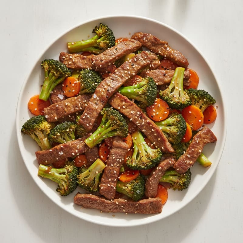 Sesame Beef & Broccoli Stir-Fry