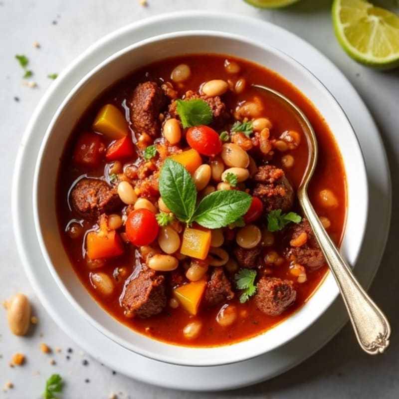 Hearty Slow Cooker Beef Chili