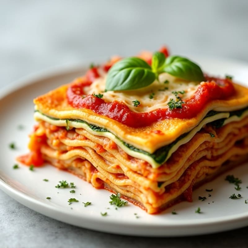 Lean Ground Turkey Baked Ricotta Zucchini Lasagna