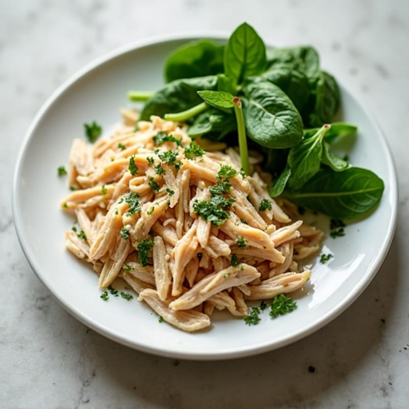 Slow Cooker Shredded Chicken with Fresh Herbs