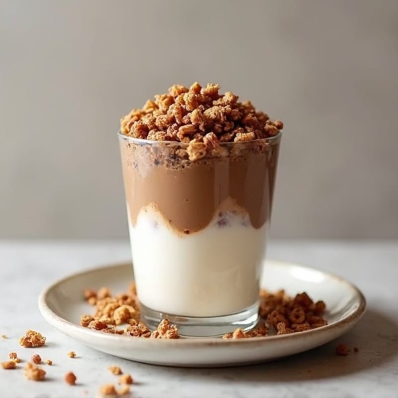 High-Protein Coffee Cocoa Creamy Parfait