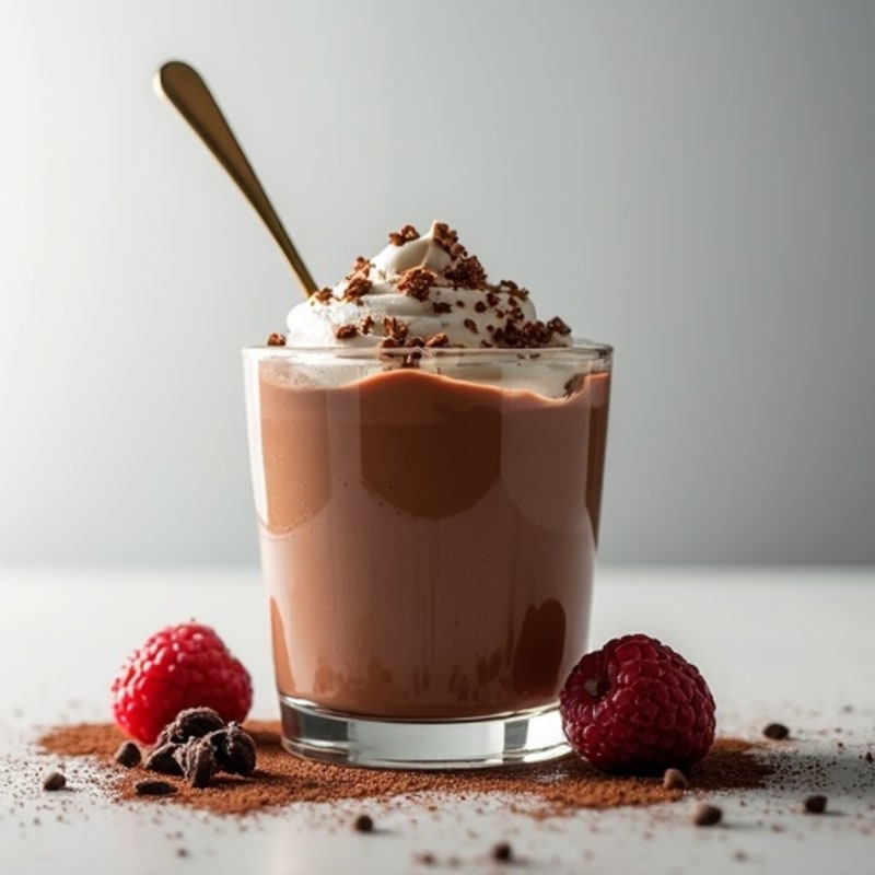 Silky Chocolate Protein Pudding with Greek Yogurt