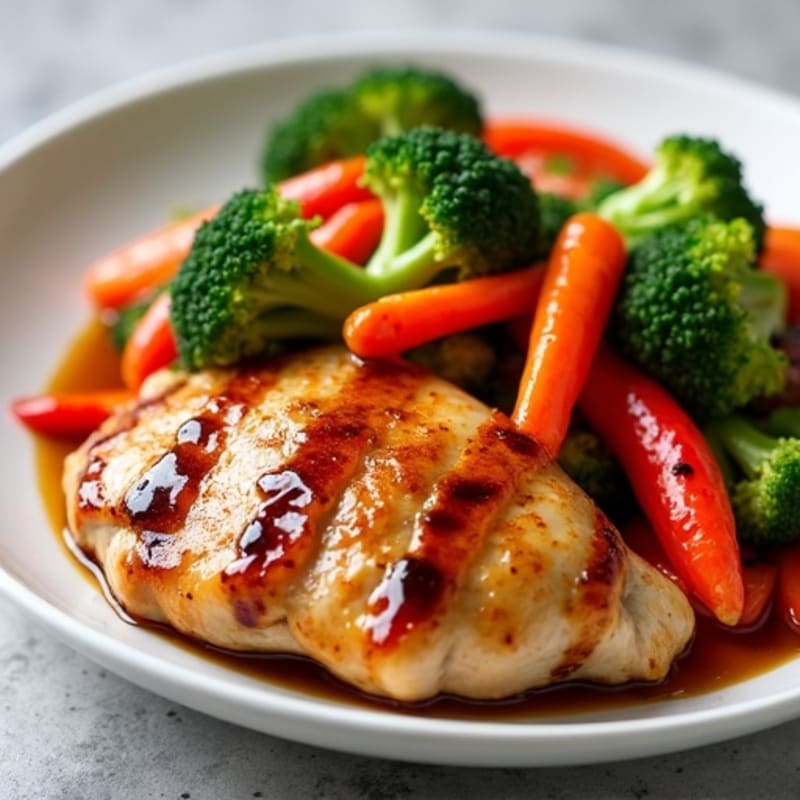 Teriyaki Chicken with Roasted Veggies