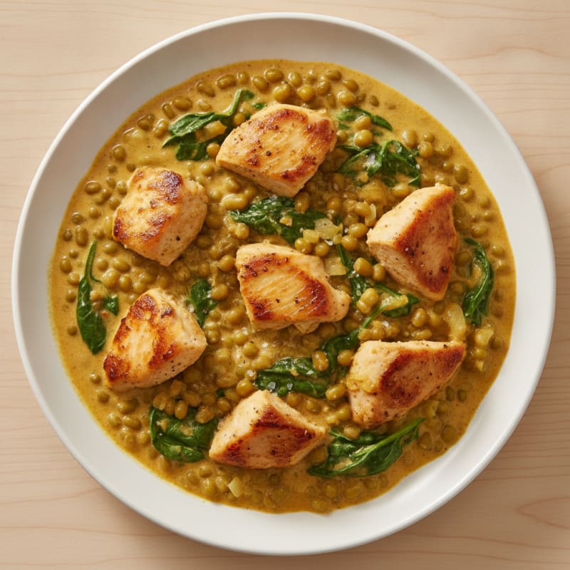 Mung Bean and Coconut Curry