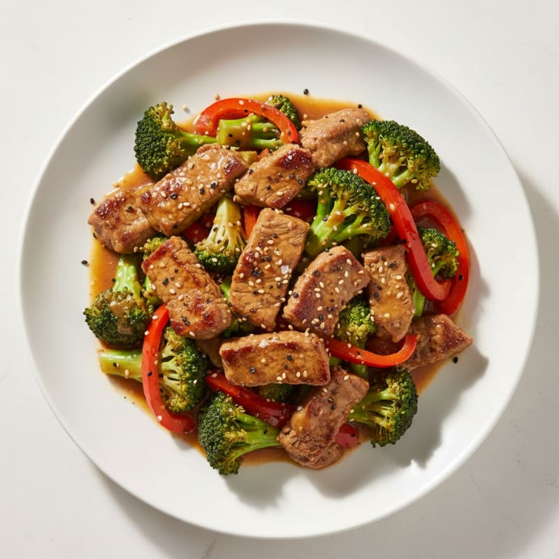 Sesame Beef and Broccoli Stir-Fry