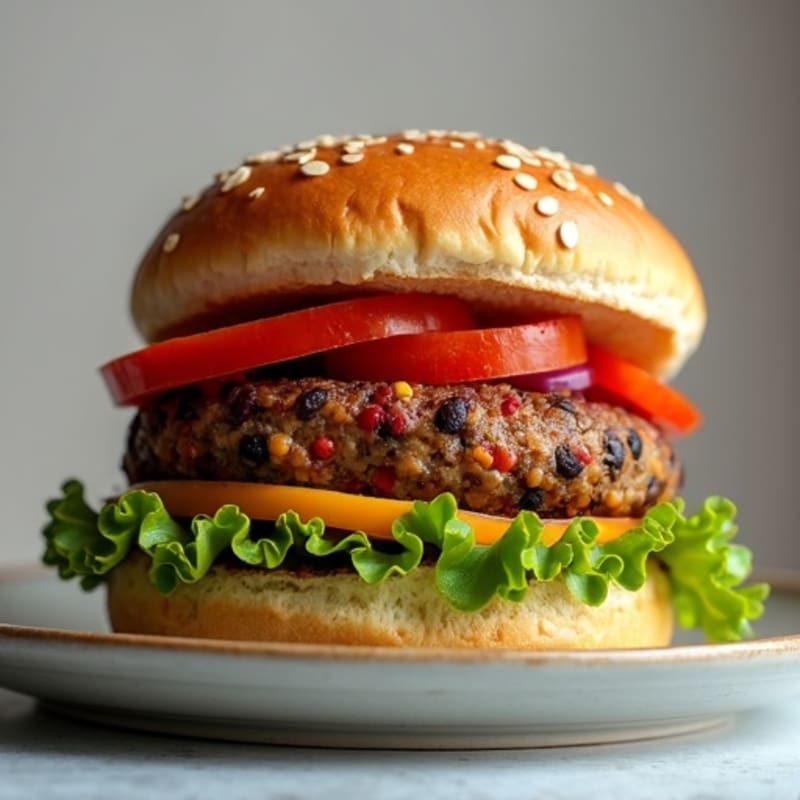 Smoky Chipotle Black Bean Quinoa Burgers