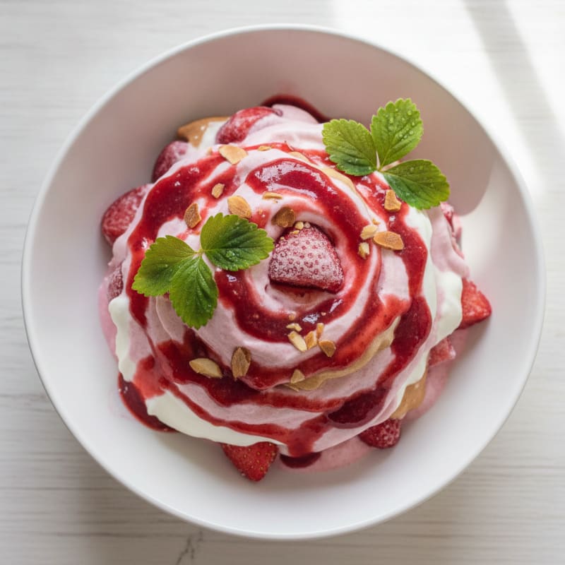 Strawberry Protein Ice Cream