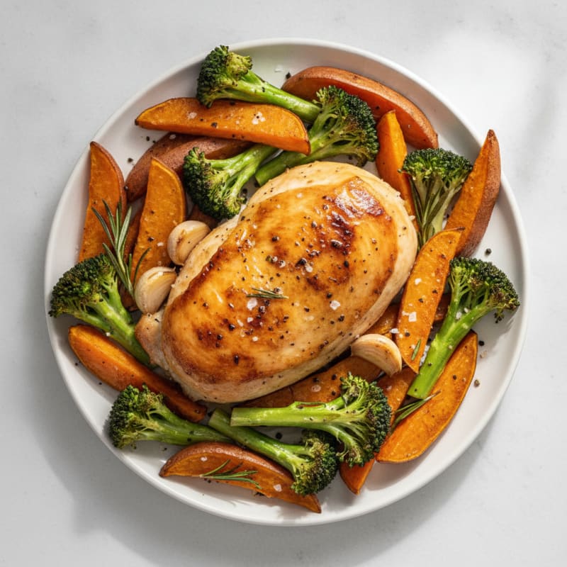 Garlic Herb Roasted Chicken